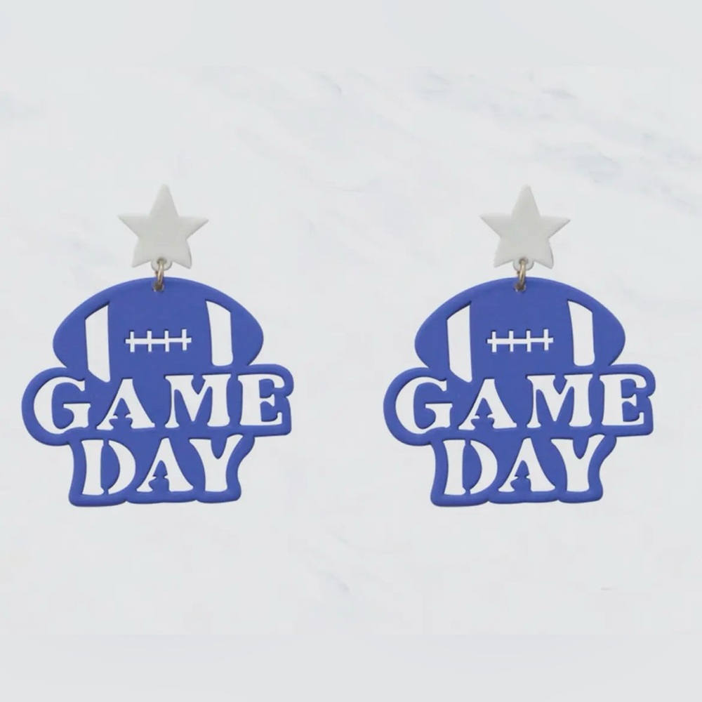NWT Game Day Cutout Earrings